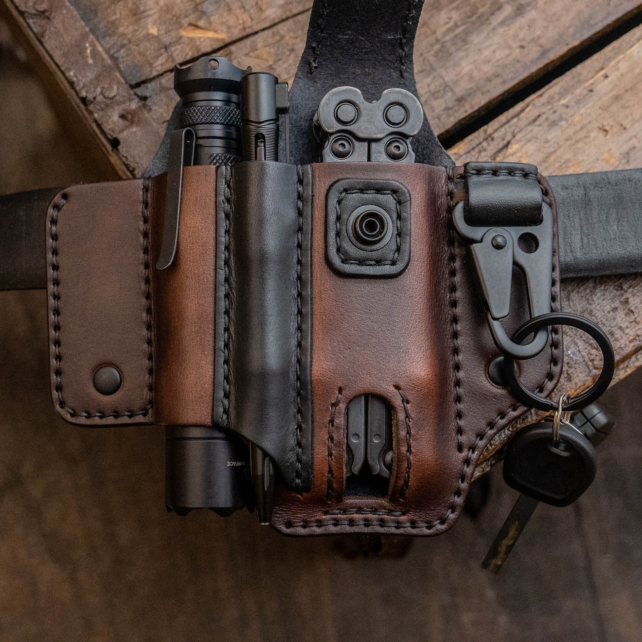 Big Boy XL SHADOW Flap DOUBLE CLIP T Tux + Keypster - Ready to