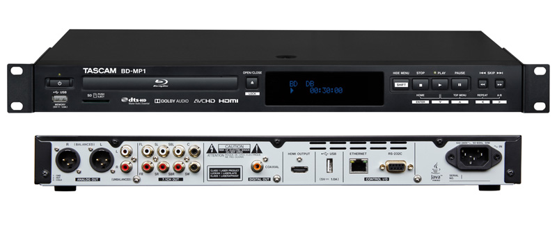 BD-MP1 | Professional-Grade Blu-ray Player With SD & USB Playback