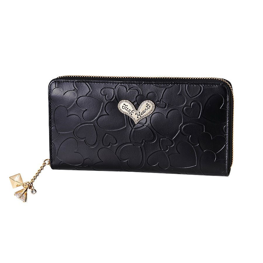 ハーティハート ラウンド財布（ブラック） / Think Bee! 『公式