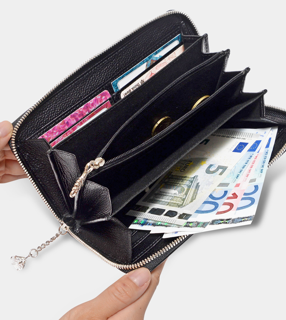 ミラノ ラウンド財布 (ブラック) / Think Bee! 公式 | Think Bee