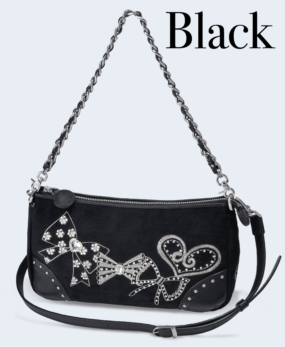 リボンズ 2ウェイショルダーバッグ（ブラック） / Think Bee! 『公式