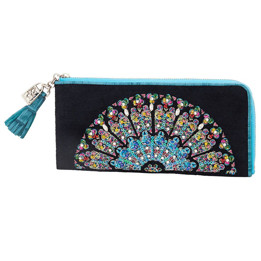 オーバーザレインボー L型長財布 (ブルー) / Think Bee! 『公式