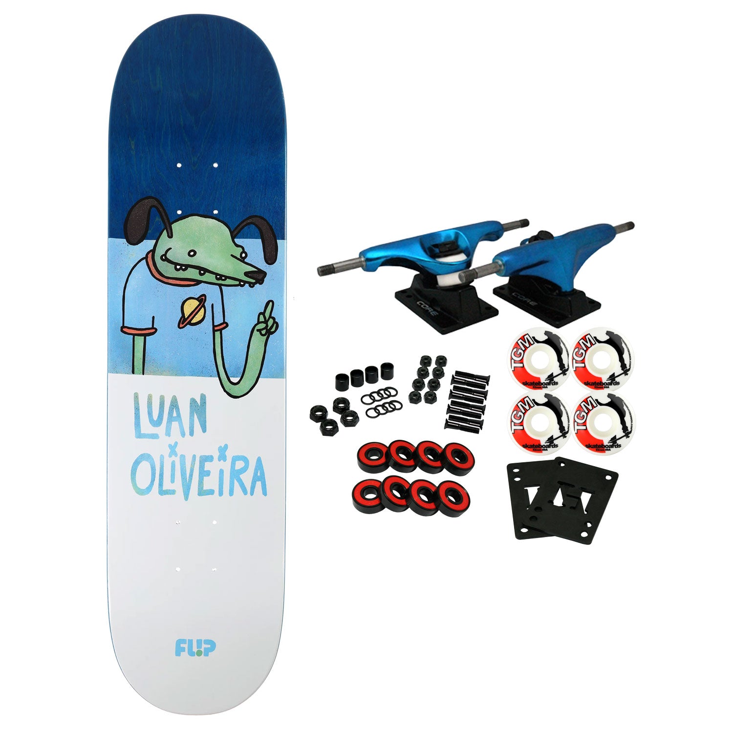 FLIP Luan Oliveira スケートボード コンプリート 8.2インチ FLIP Luan