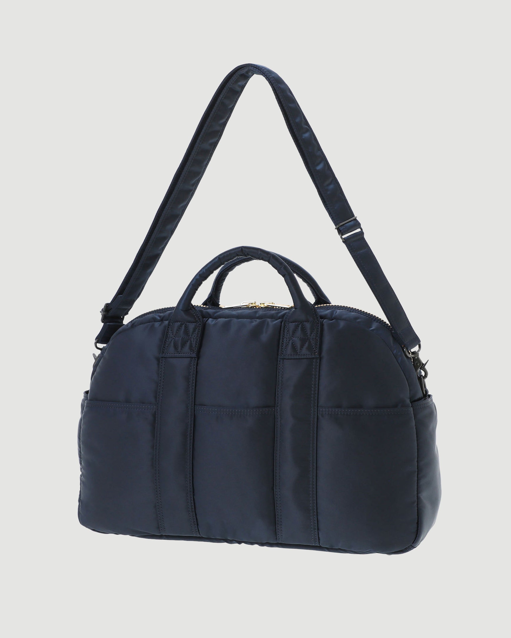 Porter Yoshida – Tanker Madison Boston Bag (L) Iron Blue – Tenue