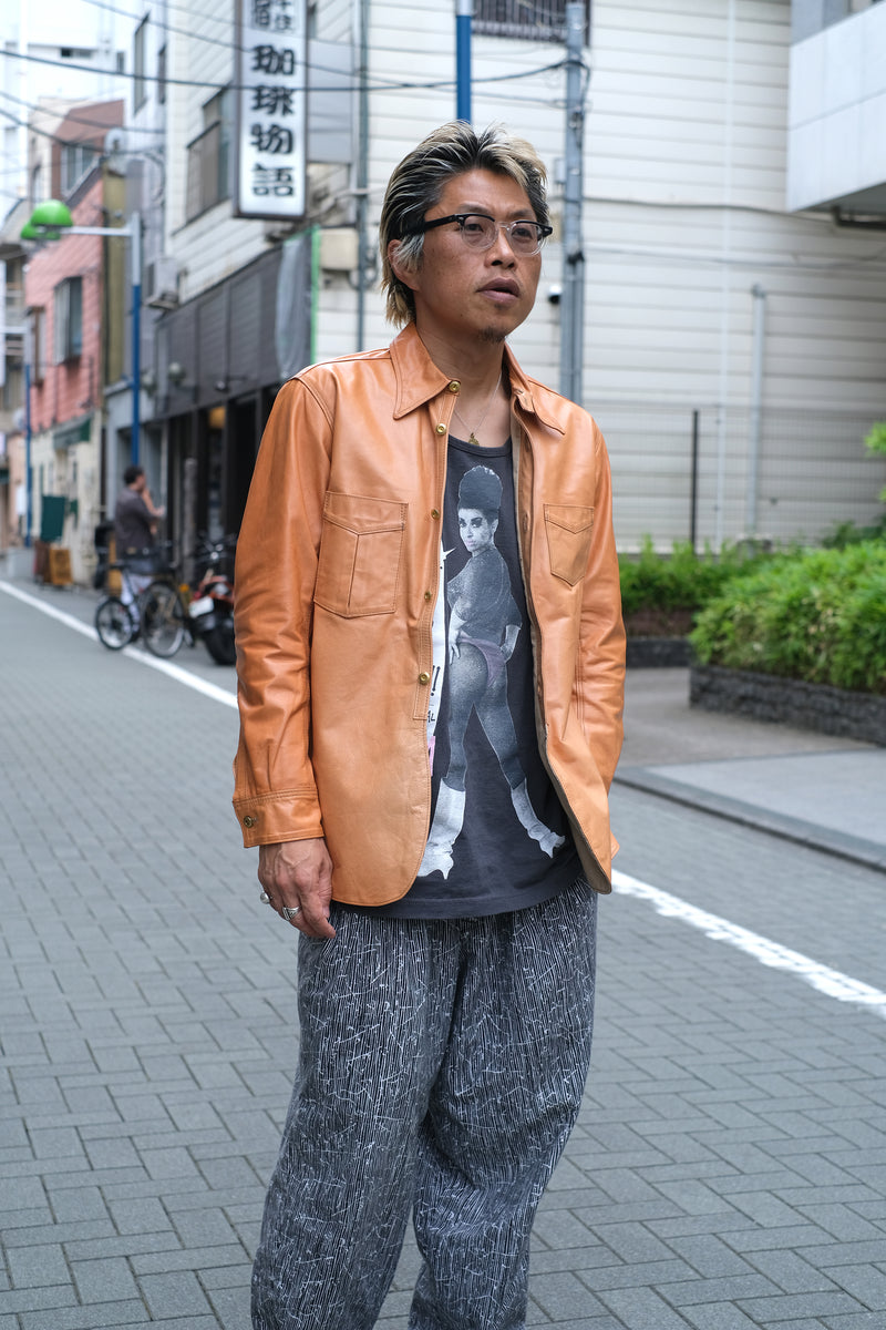 LEATHER WORK SHIRT WS03 | Tenjin Works – 天神ワークス
