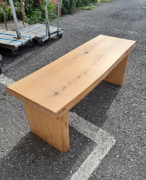 本日の入荷⑥ ヒノキベンチ 商品紹介│テンポス川口イス・テーブル専門