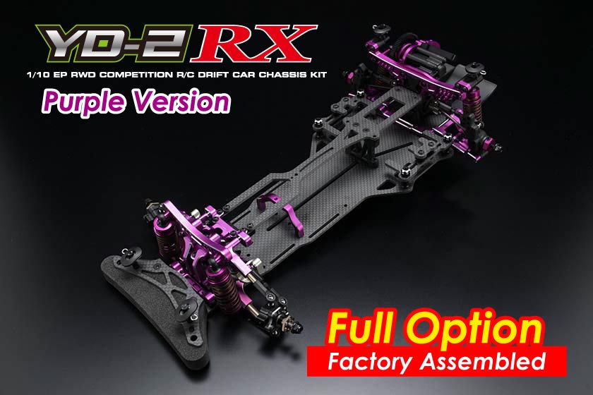 RWDドリフトカー YD-2RX オプション付き 組み立て済みシャーシ