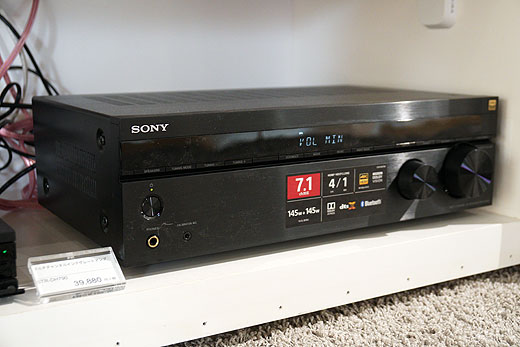 レビュー】39,880円の7.1chアンプ『STR-DH790』他 ショールーム展示