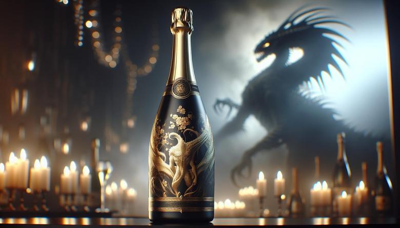 エンジェル シャンパンGODZILLA 70周年記念ボトル ANGEL CHAMPAGNE