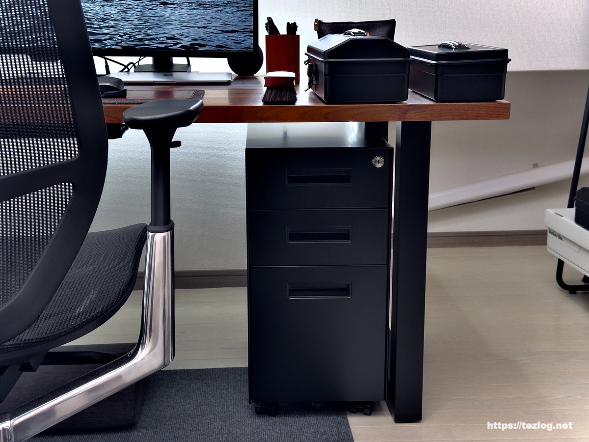 KANADEMONO Simple - Office スリム キャビネットワゴン レビュー