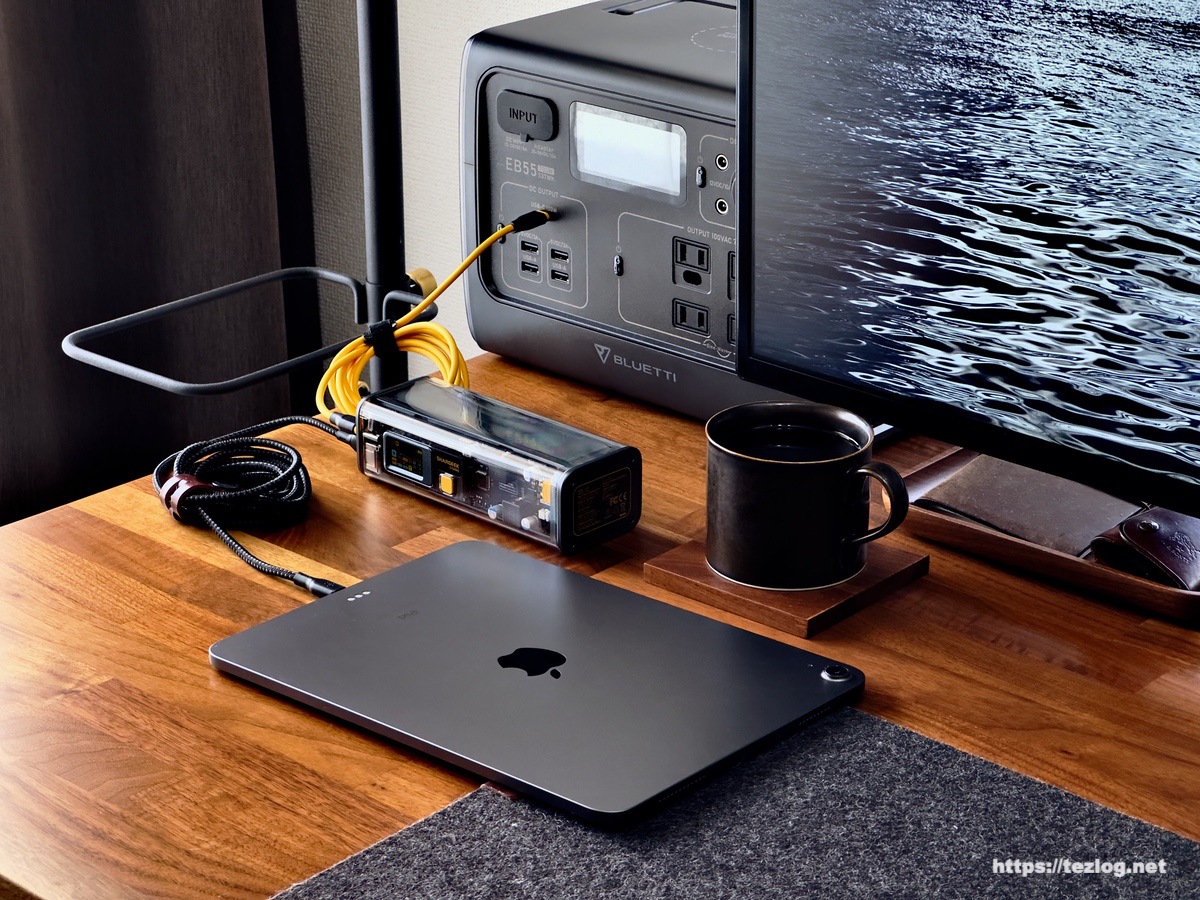 SHARGE STORM2 Power Bank レビュー。スケルトンデザインがかっこいい