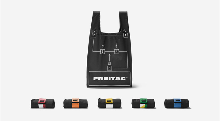 てぶらいふ | ビニール袋型のスタイリッシュなショッパー FREITAG F621