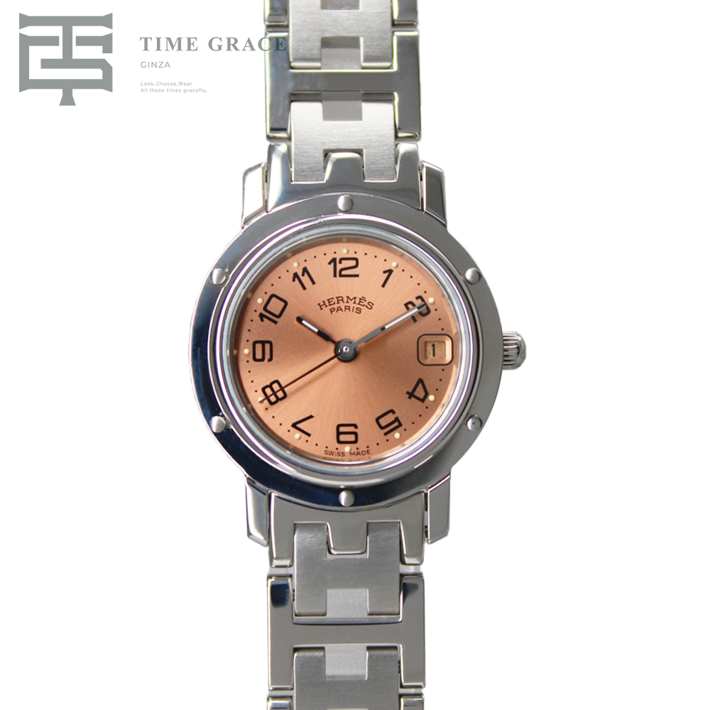 クリッパー CL4.210 ピンク/ エルメス 時計 レディース / TIME GRACE GINZA