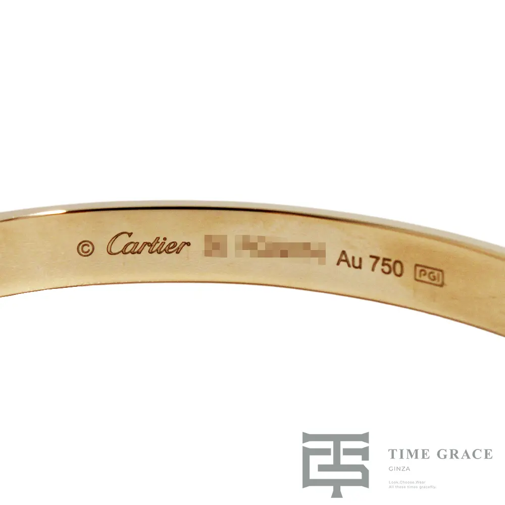 ラブ オープン ブレスレット #20/ カルティエ アクセサリー メンズ