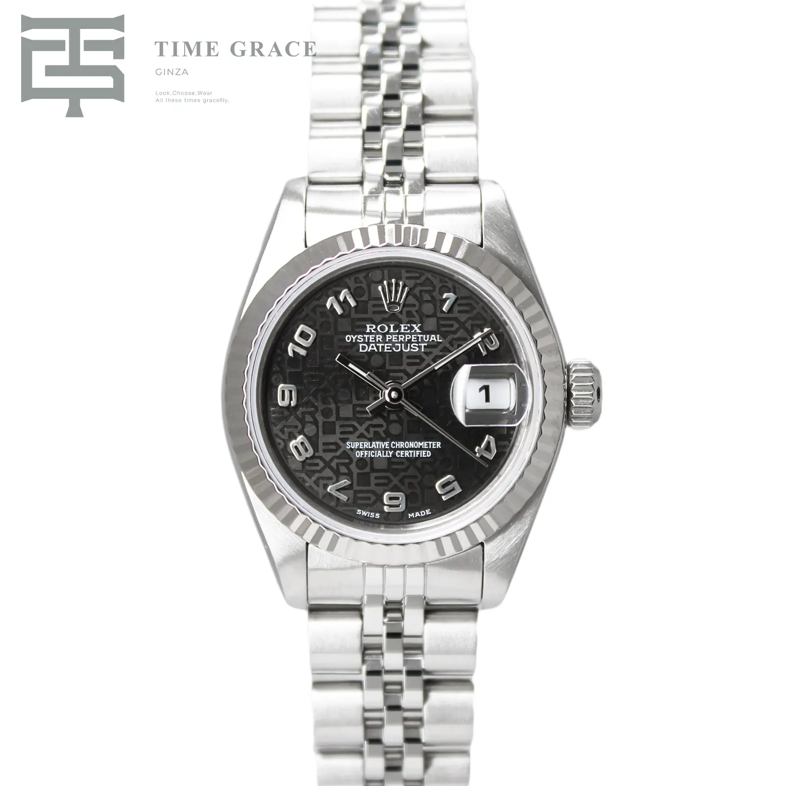 デイトジャスト 69174 グレー コンピューター/ ロレックス 時計