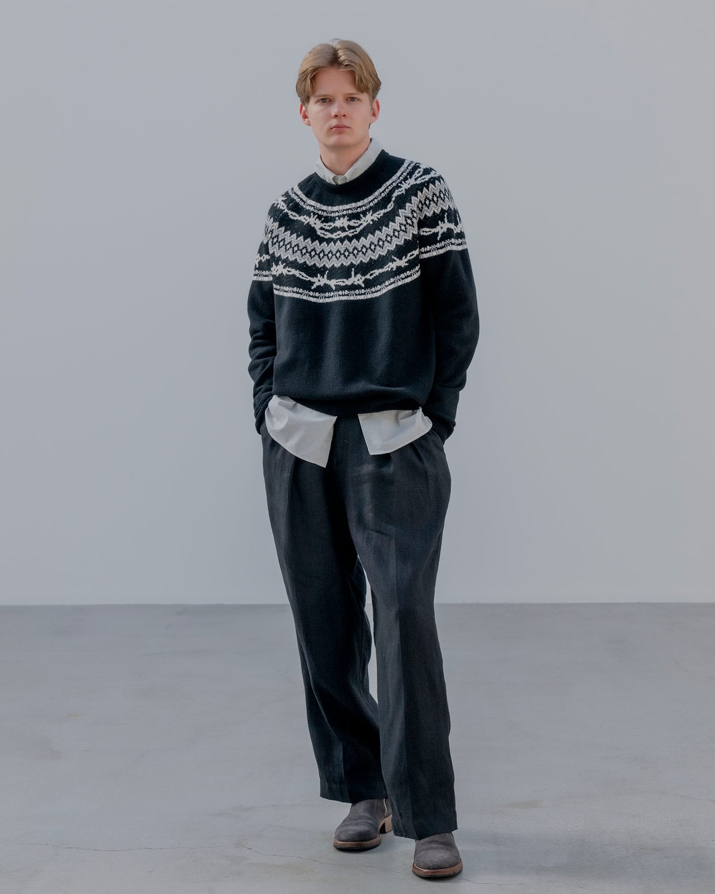 ENTANGLED NORDIC SWEATER – TIME AFTER TIME