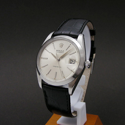 ロレックス オイスターデイト Ref.6694 シルバー くさび形インデックス