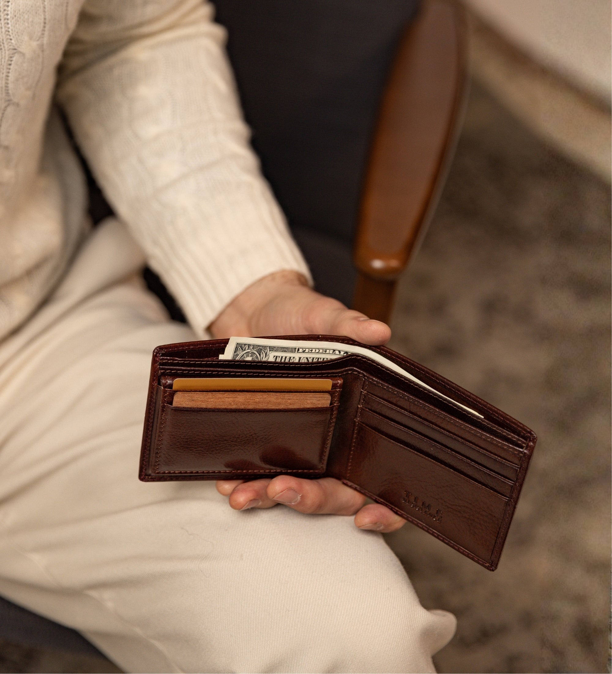 Leather Bifold Wallet - Poetic Justice – timeresistance.com