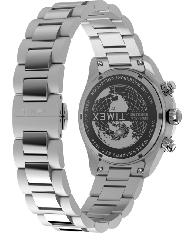 Waterbury Heritage Chronograph 39mm Stainless Steel Bracelet Watch