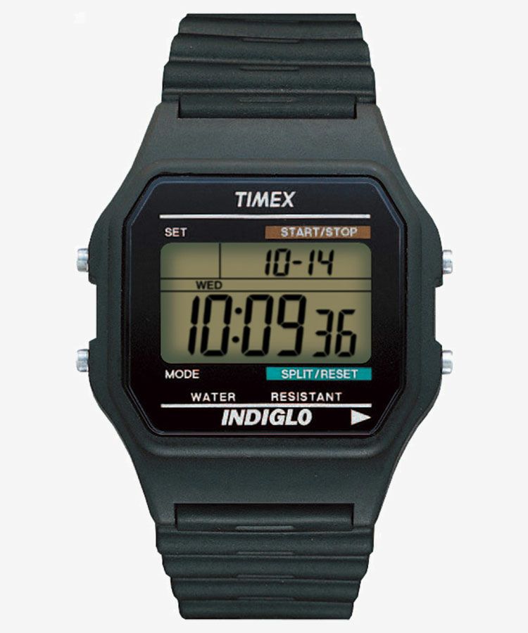 Needles✖️TIMEX INDIGLO デジタル腕時計 黒