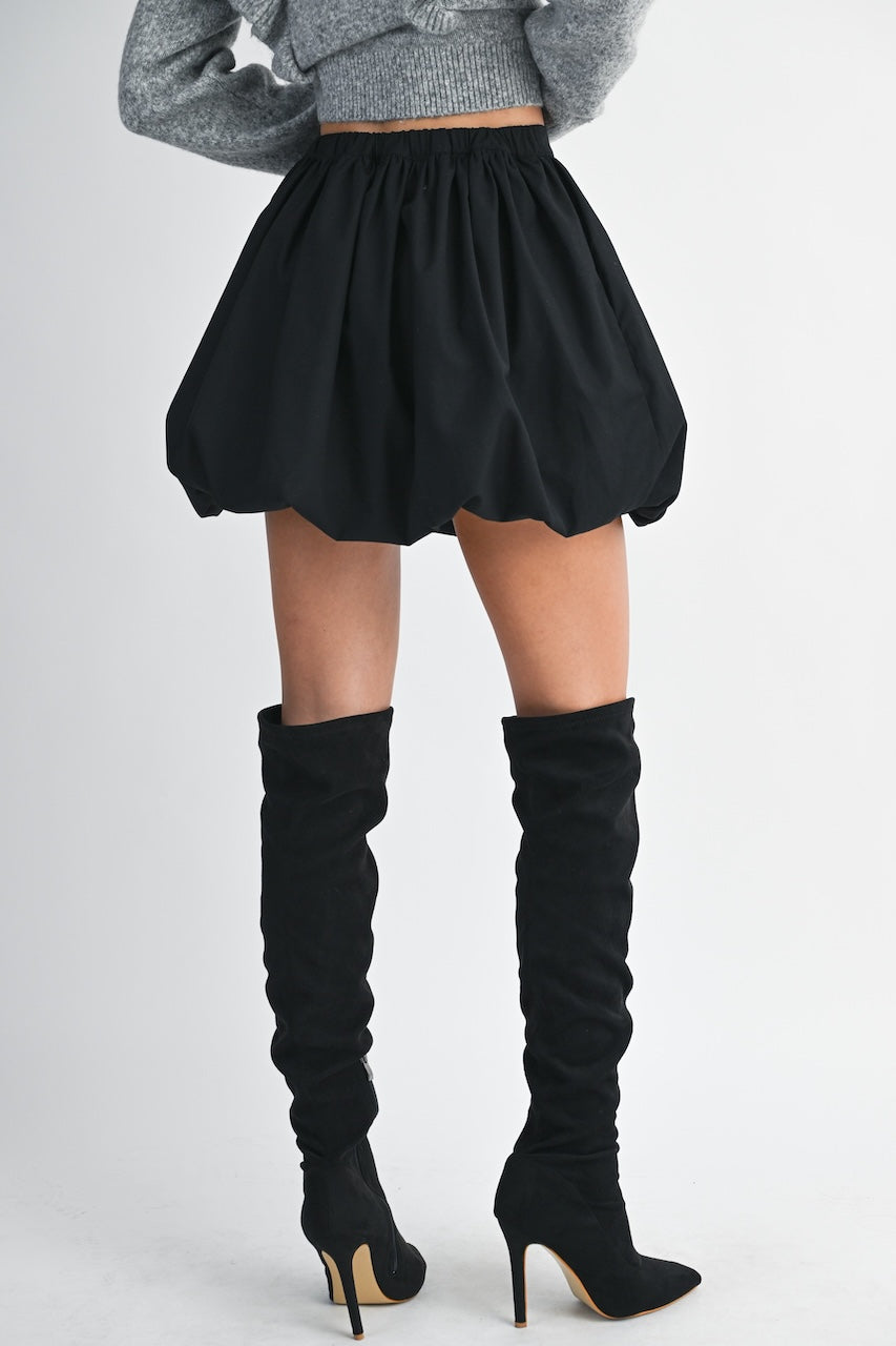 Black Bubble Skirt