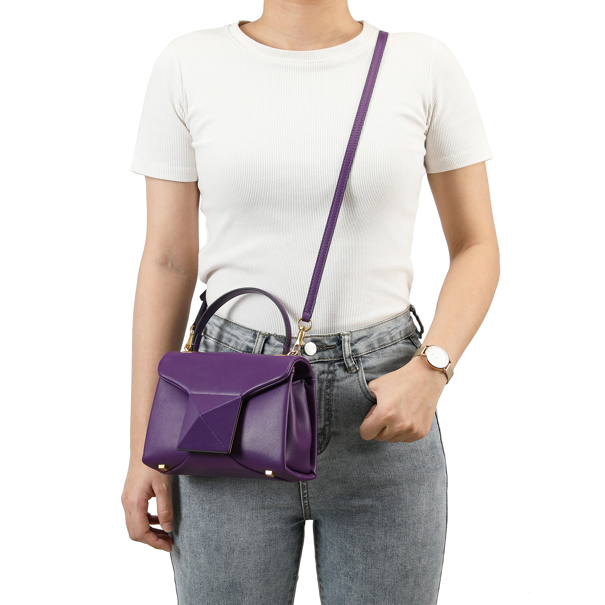 Tiffany & Fred Full-Grain Soft Leather Top-Handle – Tiffany & Fred