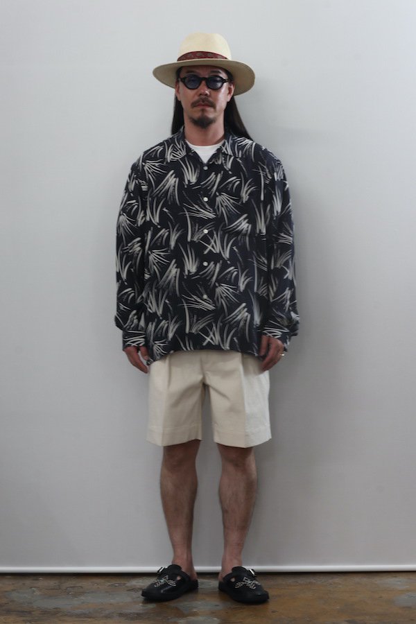 TIGHT / GATHERING-WAIST SPORTING TROUSER (BONE)