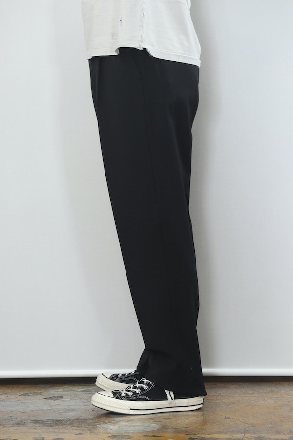 TIGHT / PLEATED TROUSERS (TYPE-2) （BLACK）