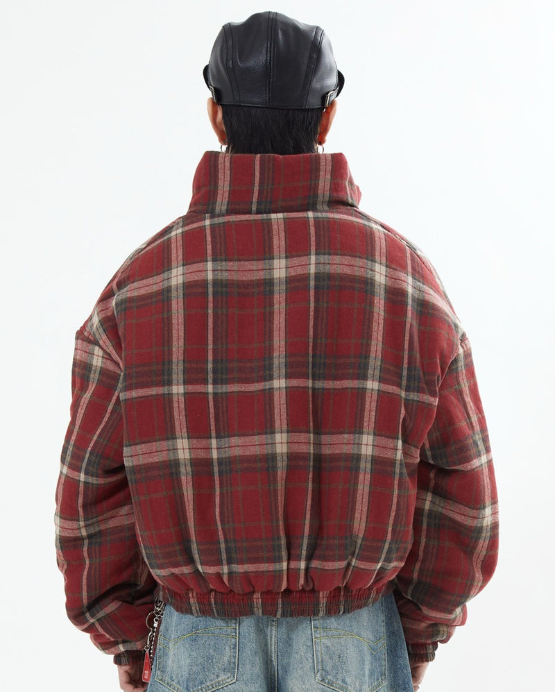 10日以内お届け】リバーシブルチェックアウター L2142