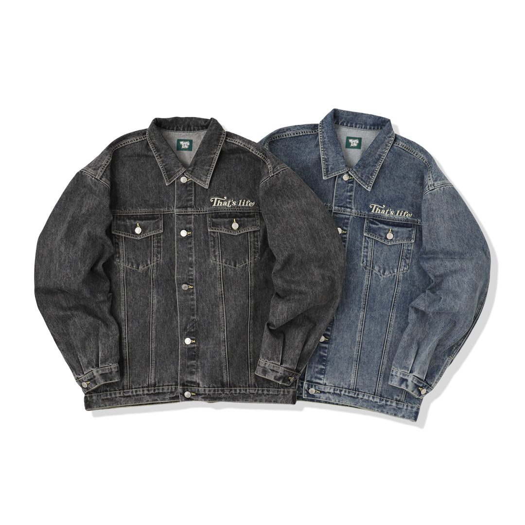 Vintage styles Biker Denim Set up / Jacket – That's life online store