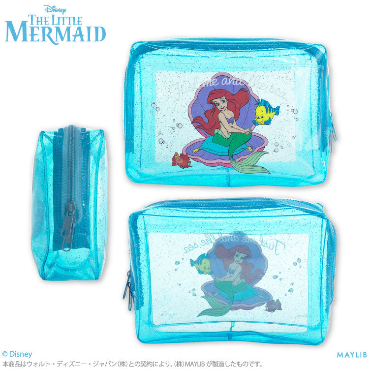 リトル・マーメイド クリア箱型ポーチ – サンキューマート