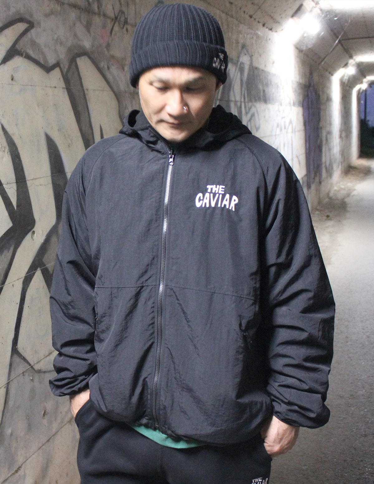 Reversible Fleece×Nylon Jacket - THE CAVIAR 