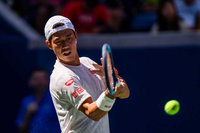 錦織、試合後にユニクロ出没!? 直筆の