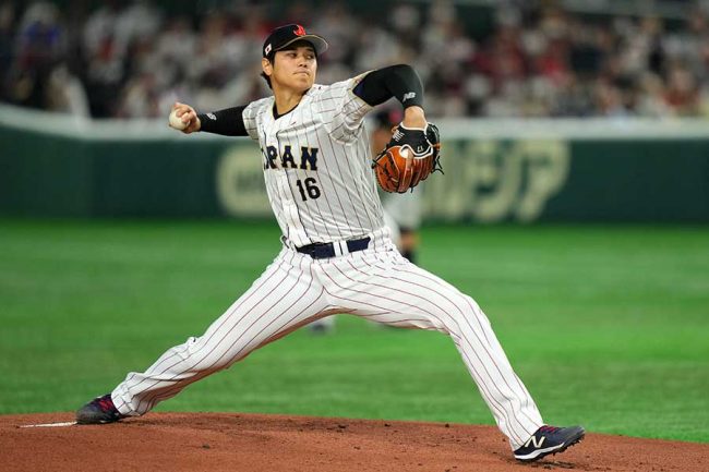 大谷翔平、WBCデビュー初回に158キロ！ 中国戦「3番・投手」、初回は
