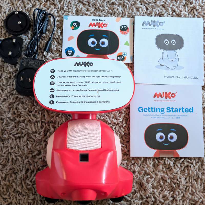 Miko 3: The AI-Powered Learning Robot review - a small tablet