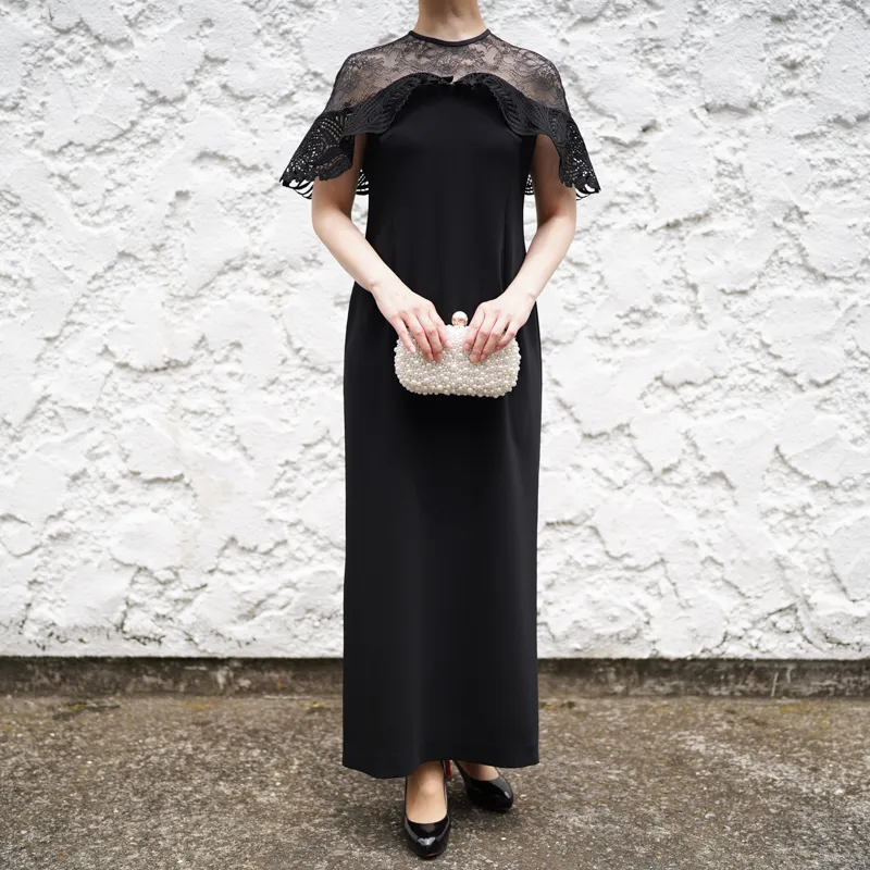 Mame Kurogouchi（マメ クロゴウチ） チュールレースクラシックドレス