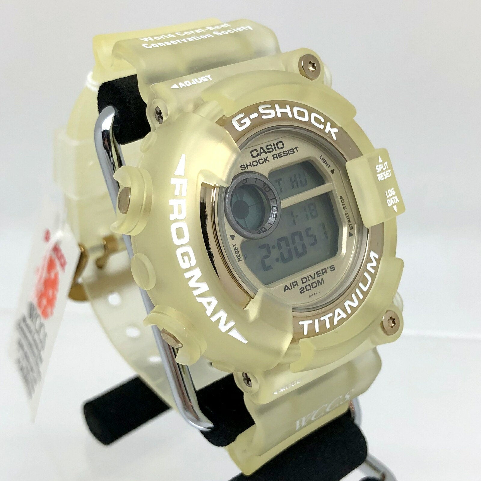 Casio Watch G-Shock Frogman WCCS Quartz Digital DW-8201WC-9T Used