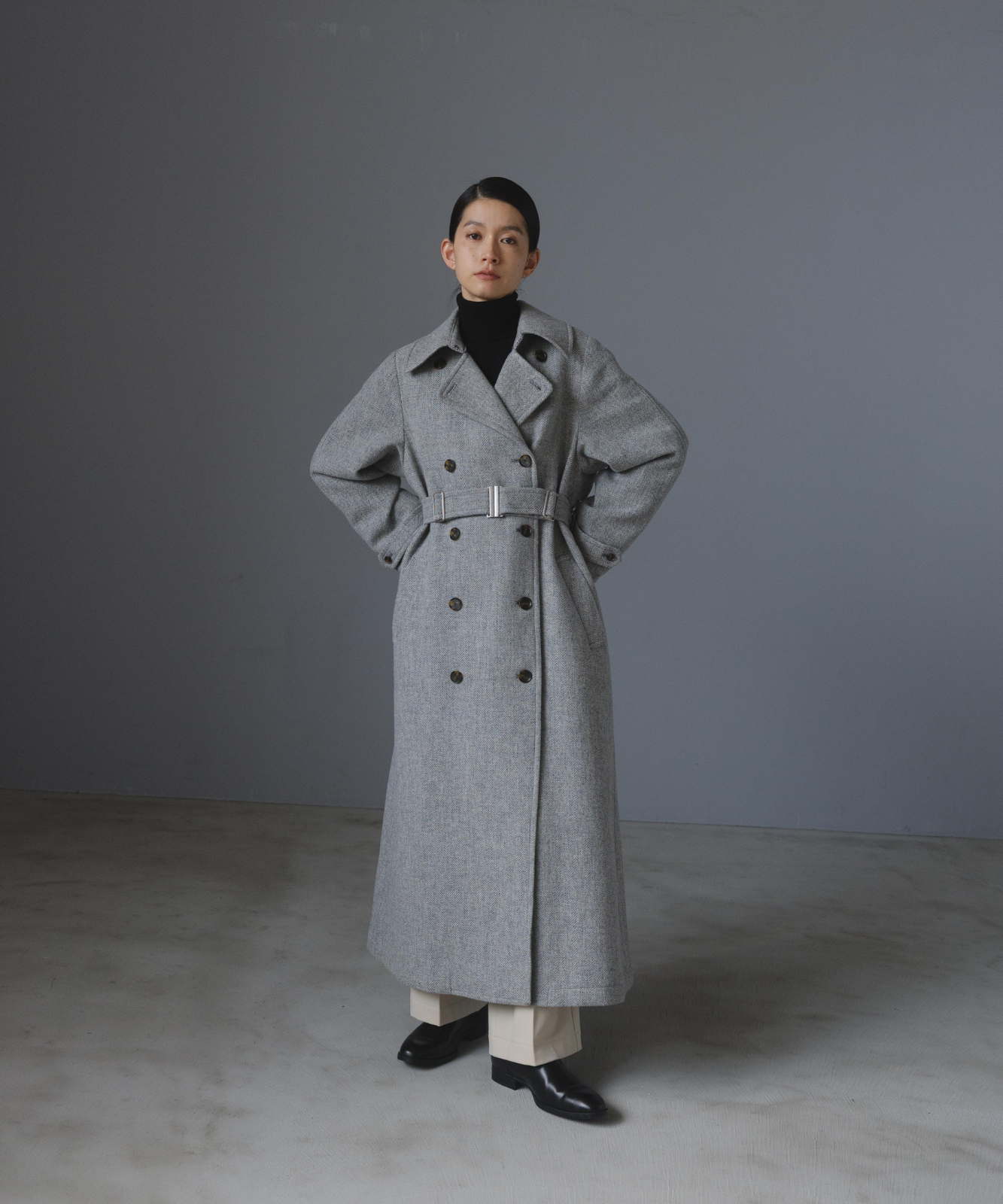 ≪通常販売≫british wool trench coat（ブリティッシュウールトレンチ