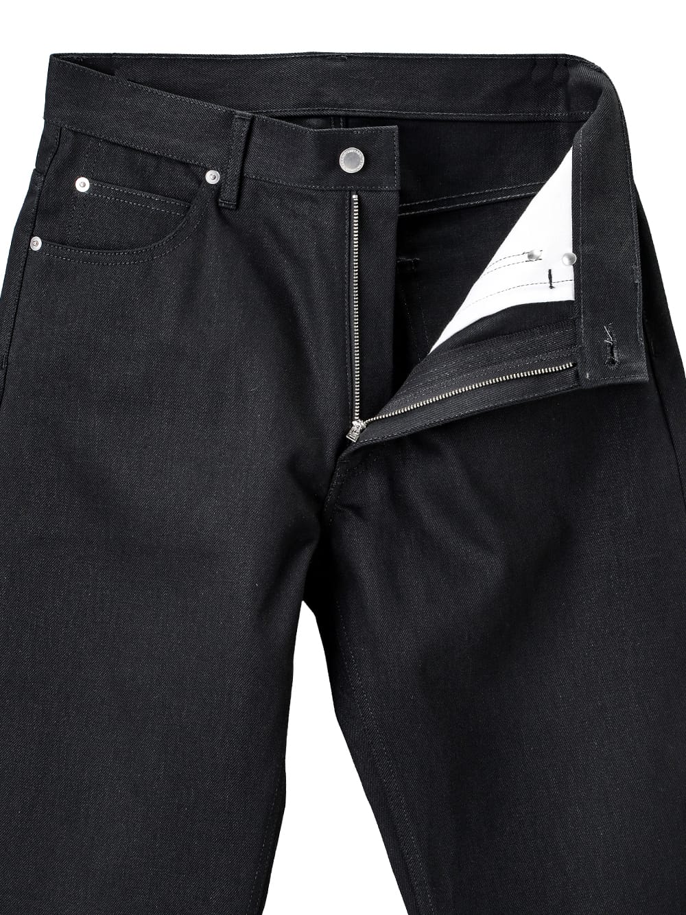 swd.0004AW25-black ルーズフィットジーン The Black-and-White