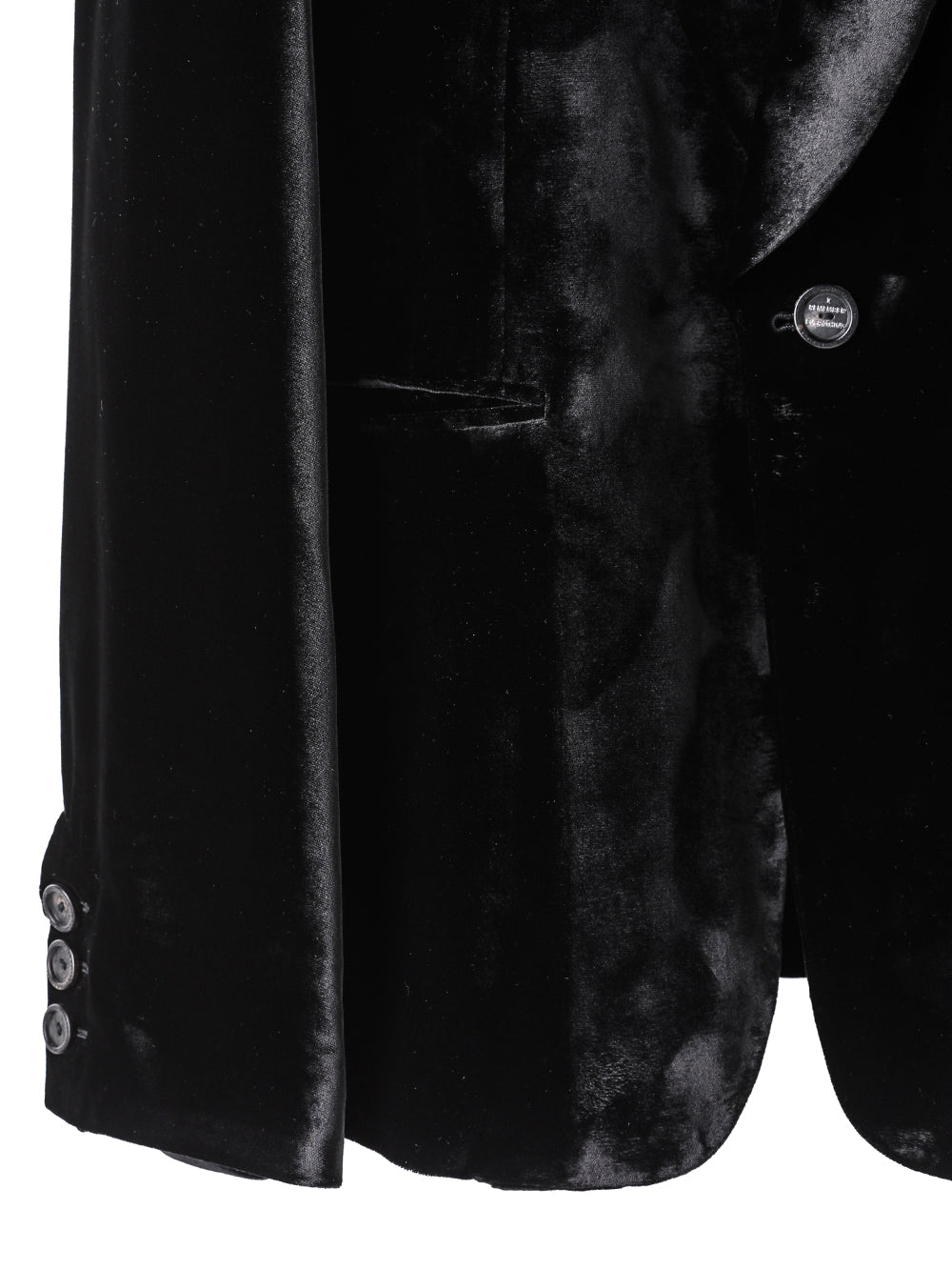 sj.0005AW25-black ショールカラージャケット The Black-and-White