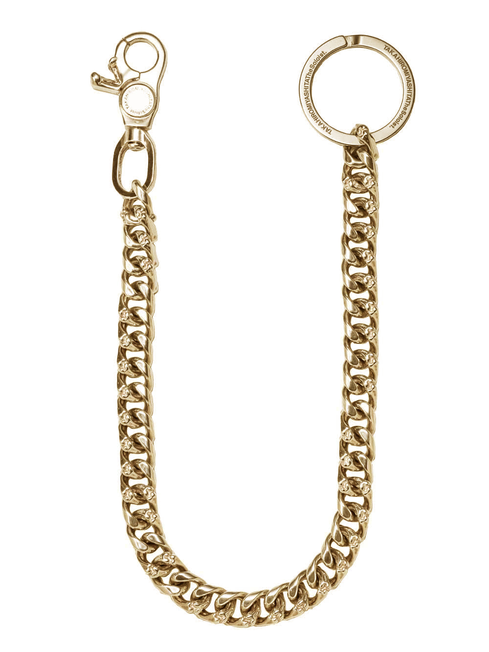 sa.0046SS23_gold ボーンシェイプドウォレットチェーン judb 2023SS