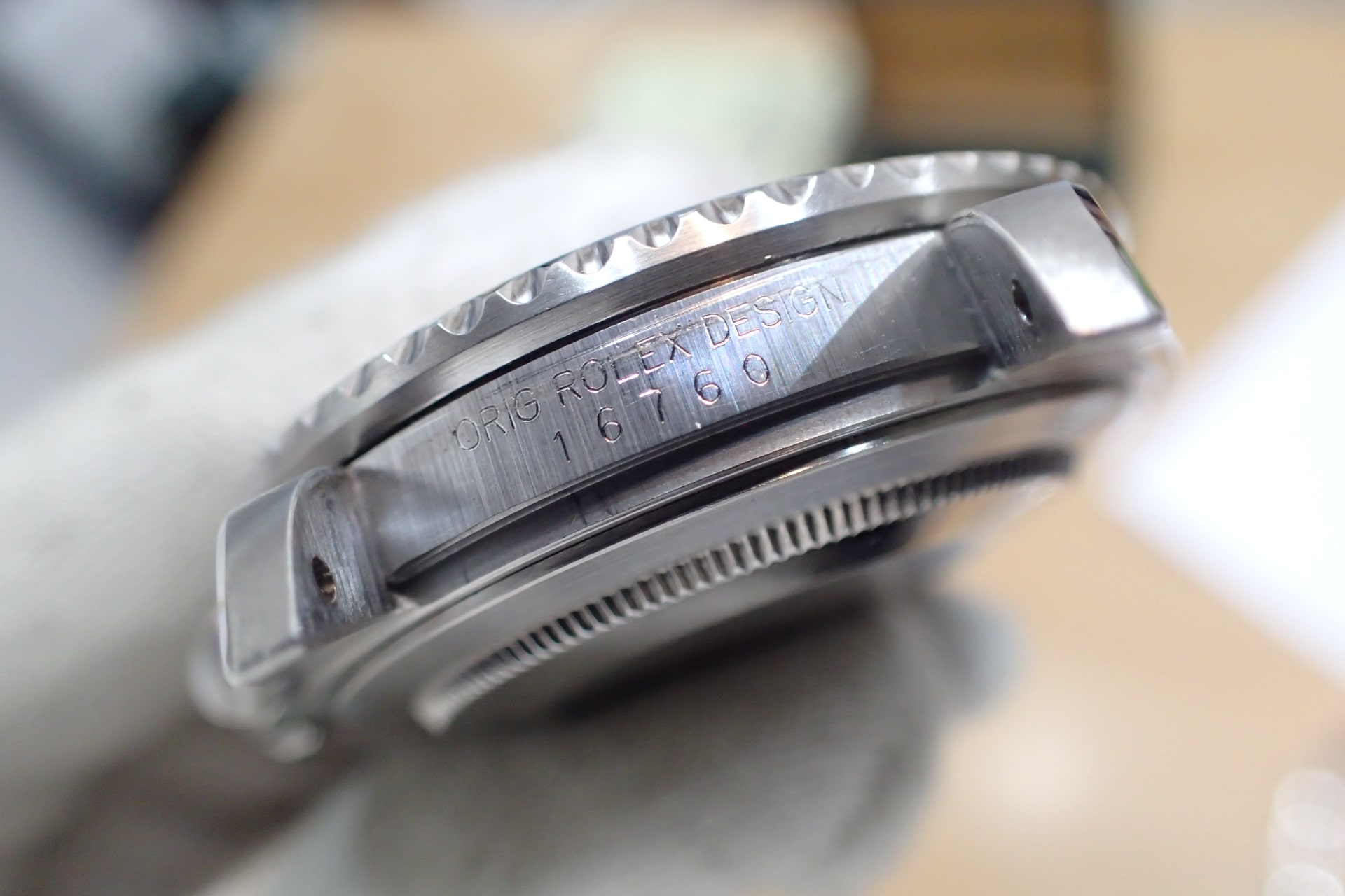 中古品V【ROLEX】ロレックス GMTマスター2 Ref.16760 シリアル84番台