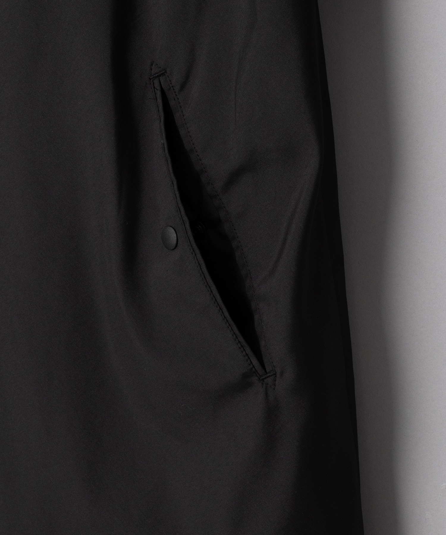 別注Miles Jacket - Poly Brushed Taffeta(S BLACK): NEEDLES: MENS