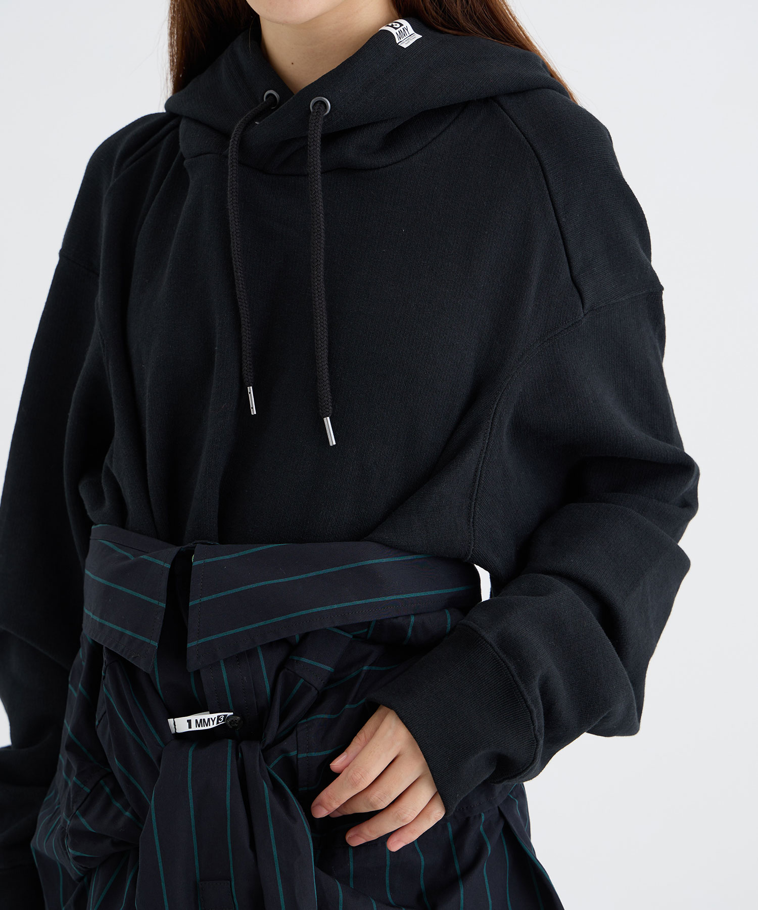 HOODIE COMBINED DRESS MIHARAYASUHIRO ミハラヤスヒロ