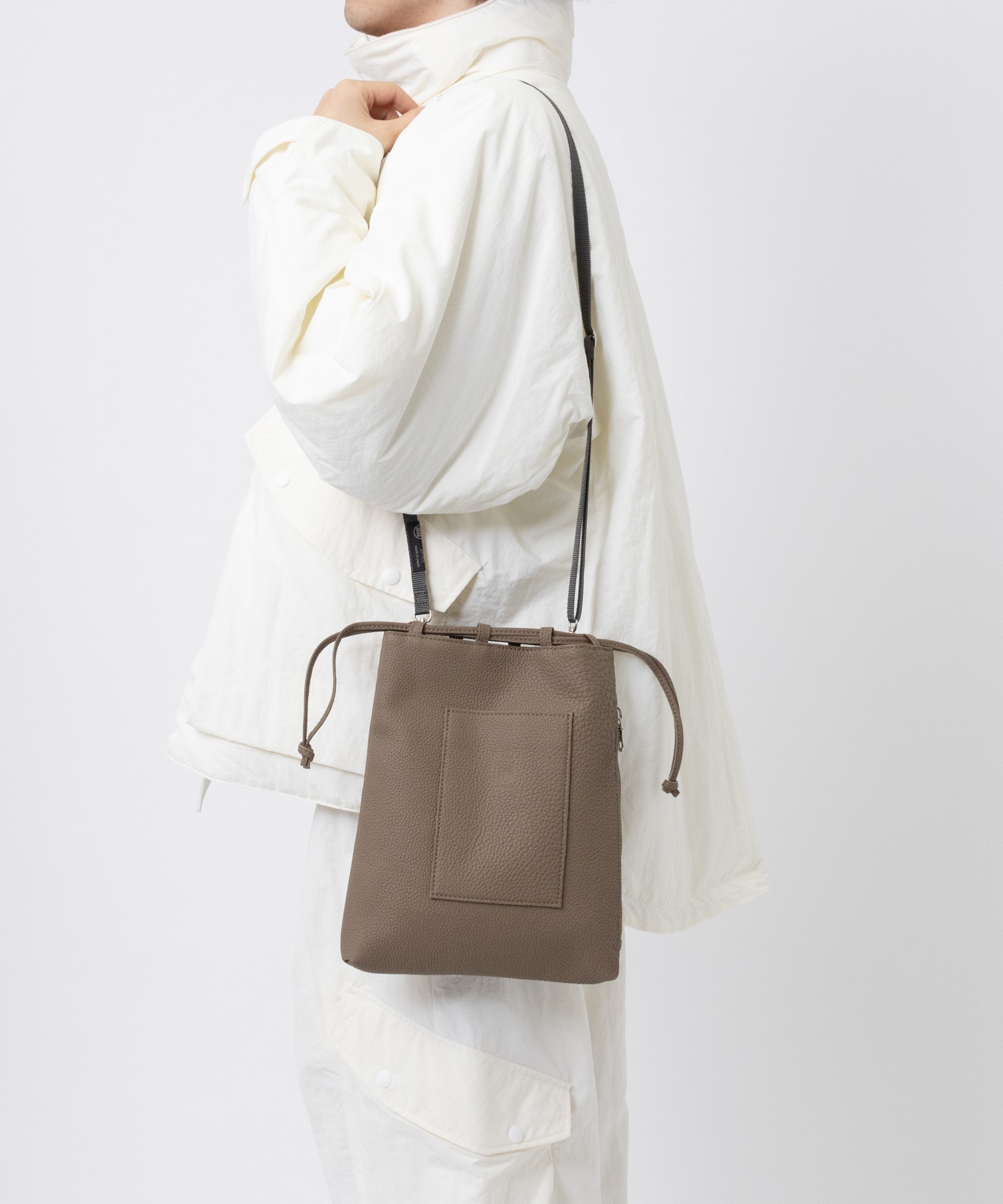 別注 レイノモノ 巾着30(FREE TAUPE): YOROZU: MENS｜THE TOKYO ONLINE