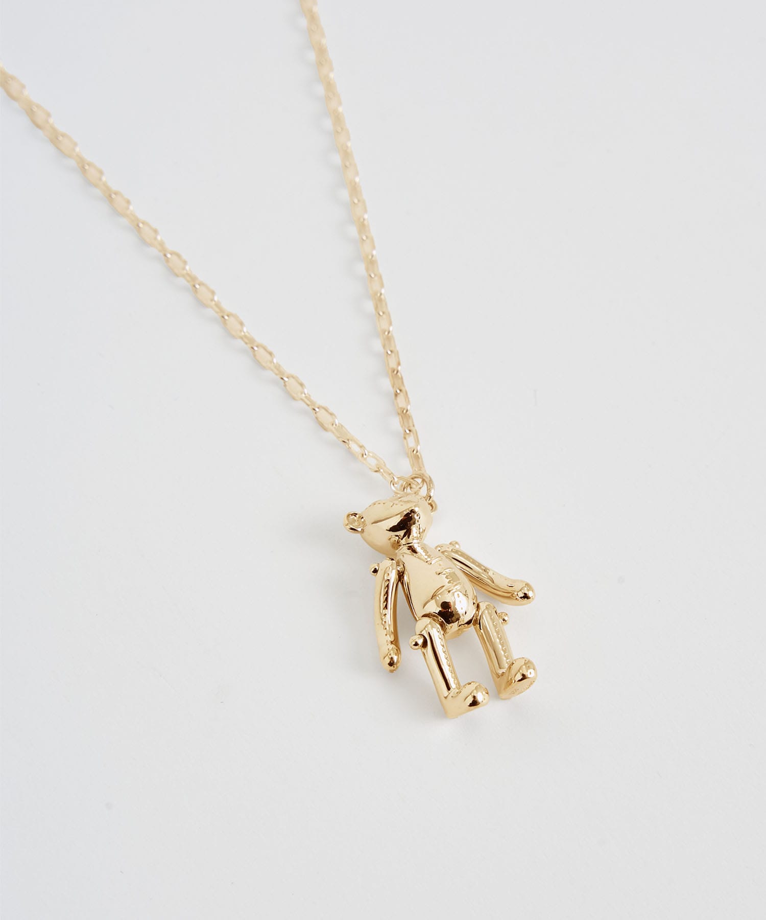TEDDY BEAR CHARM NECKLACE(FREE GOLD): AMBUSH: MENS｜THE TOKYO
