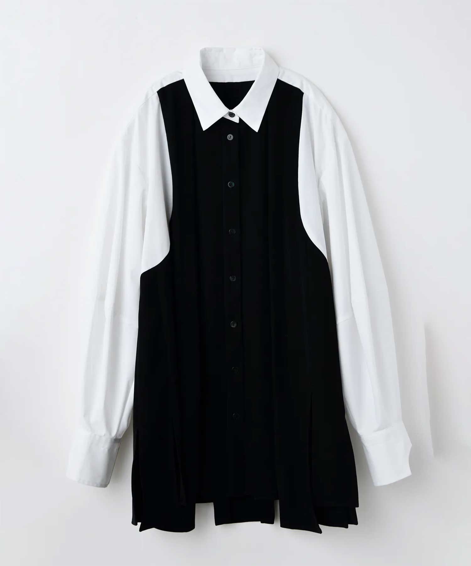 PANEL-HEM PULLOVER(38 BLACK): ENFOLD: WOMENS｜THE TOKYO ONLINE STORE