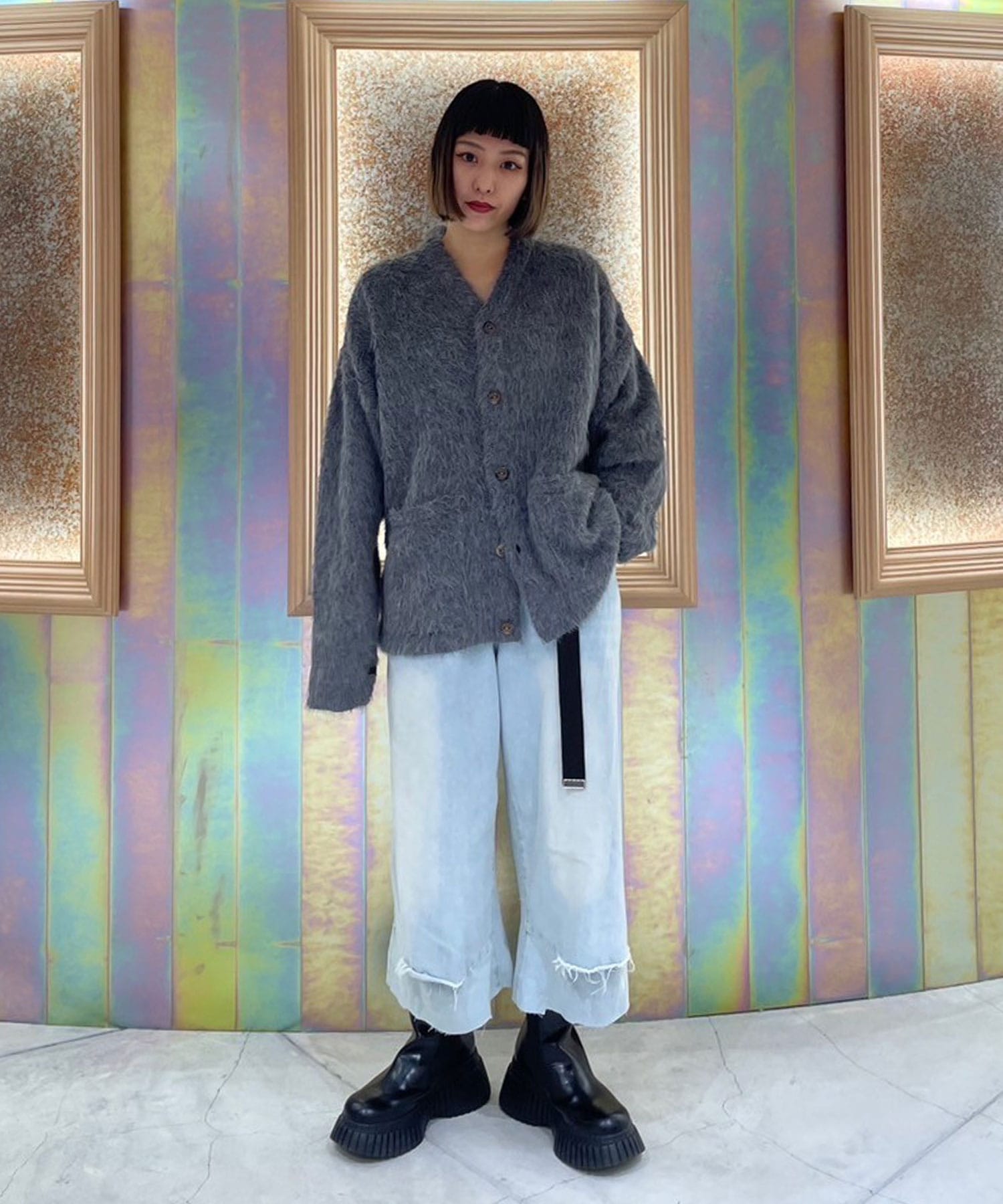 Suri Cardigan(FREE GREY): THE INOUE BROTHERS: WOMENS｜THE TOKYO