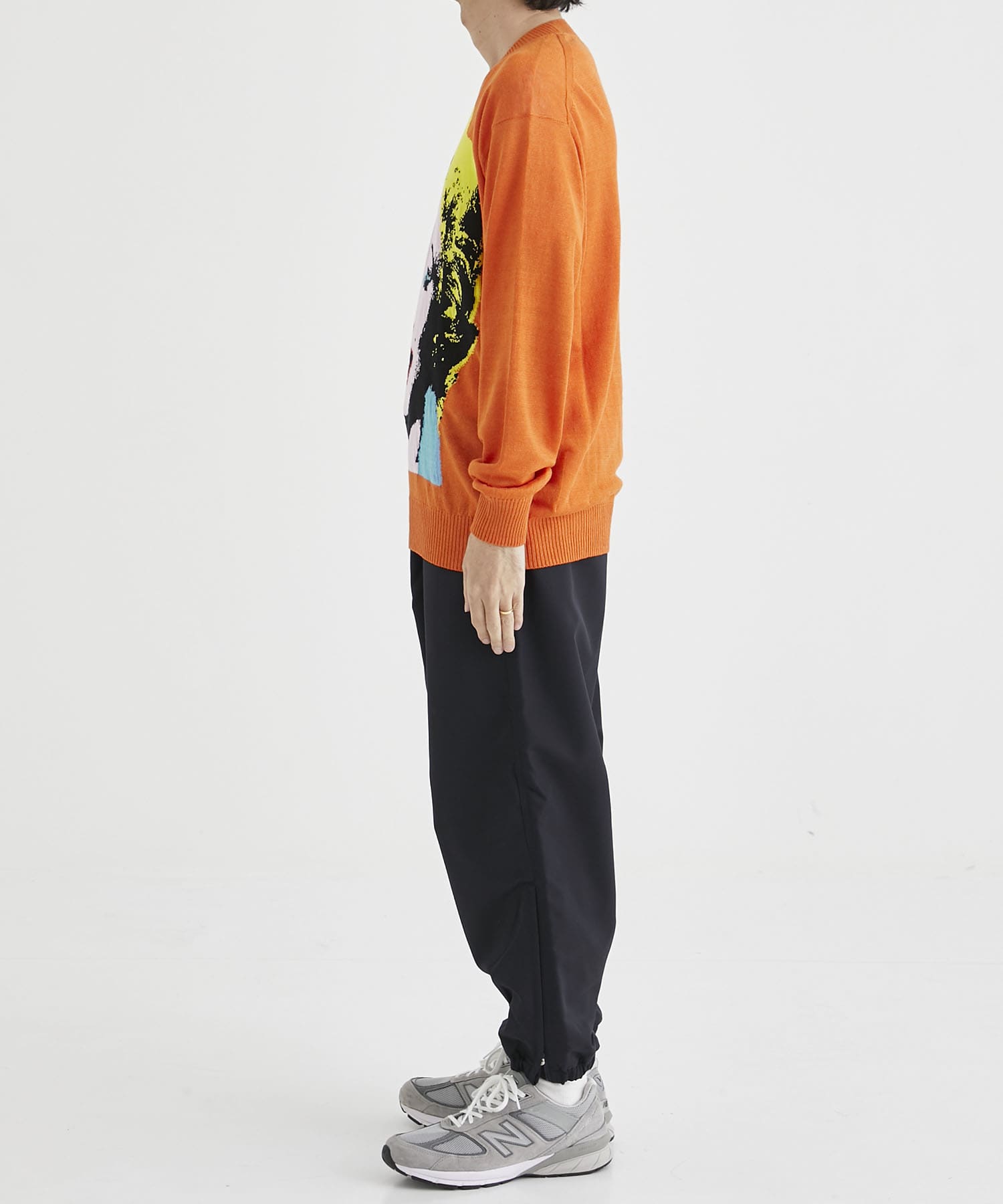WK-N006-051 KNIT PO Andy Warhol(S ORANGE): JUNYA WATANABE MAN