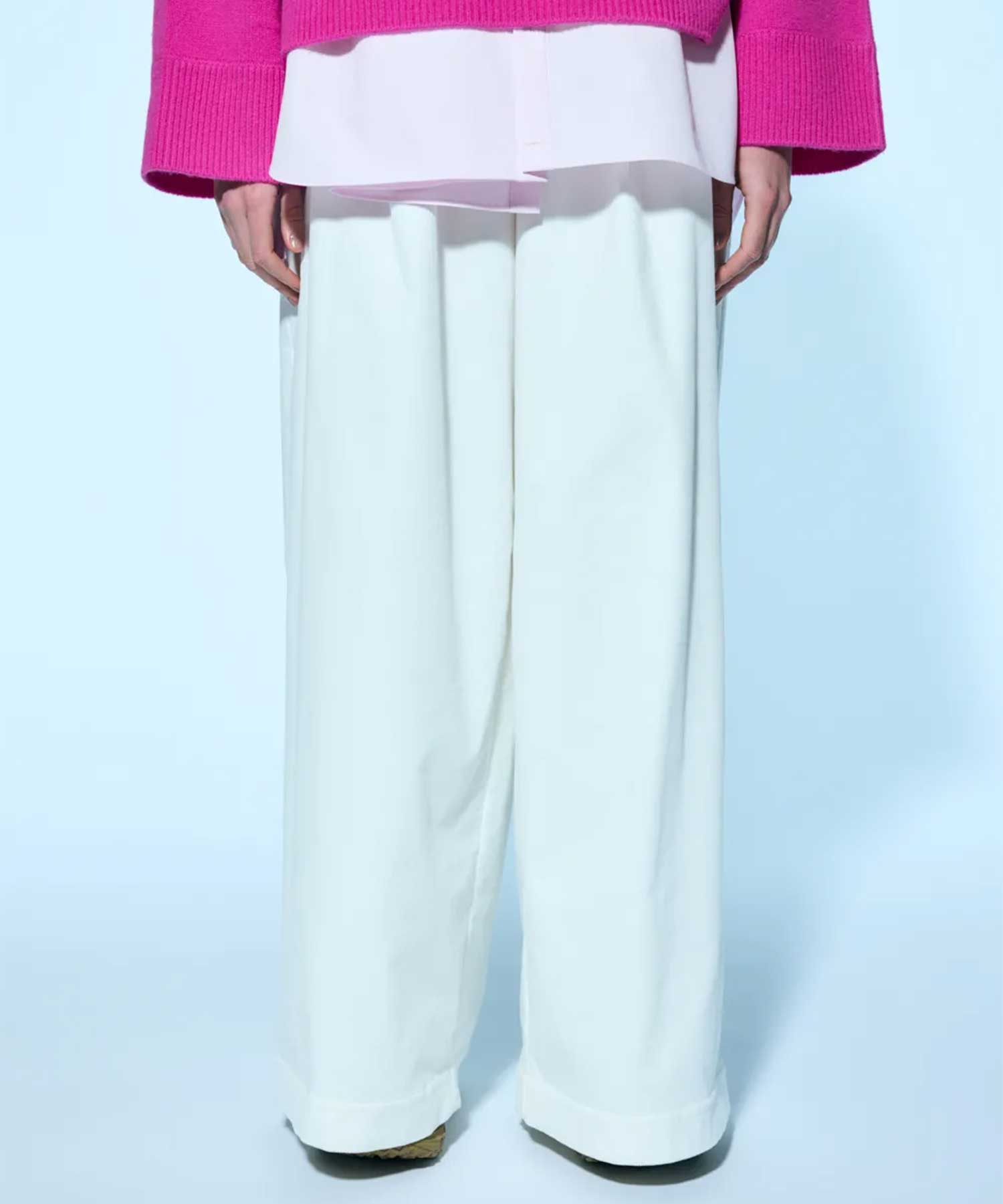 relax wide pants(S WHITE): nagonstans: WOMENS｜THE TOKYO ONLINE STORE